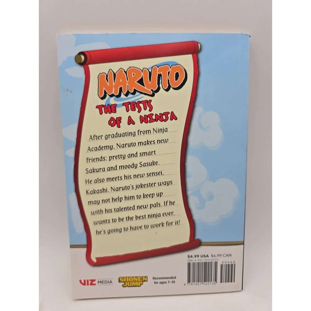 Naruto: Chapter Book, Vol. 2 : The Tests of a Ninja by Masashi Kishimoto (2008,